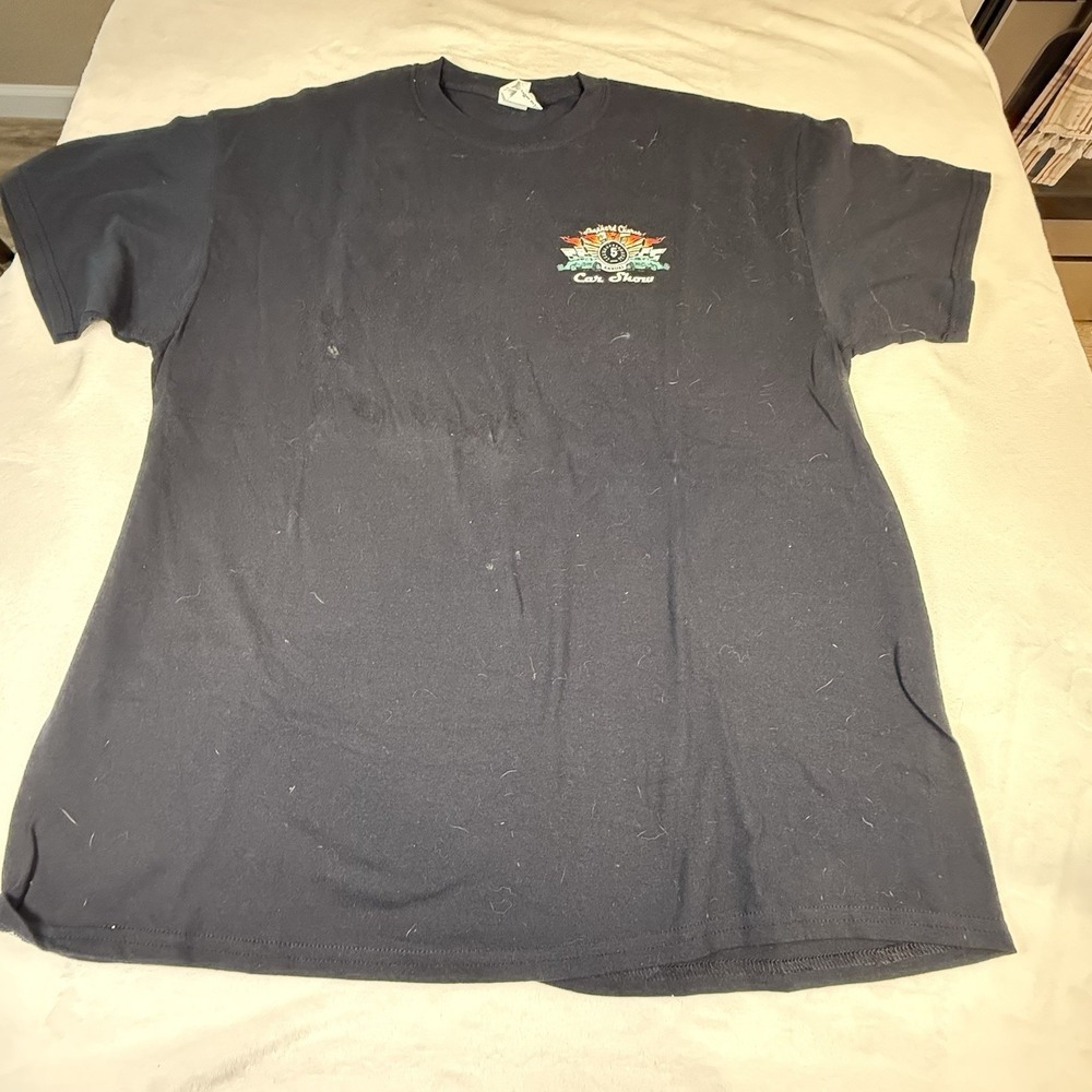 Shepherd Church Annual Car Show 2017‎ T-Shirt XL Black Hot Rod Classic Cars